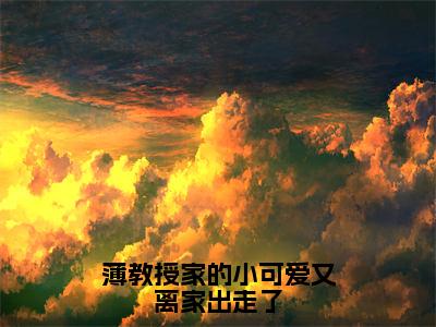 2023热搜好文分享薄教授家的小可爱又离家出走了，薄司寒叶芷萌免费读全文