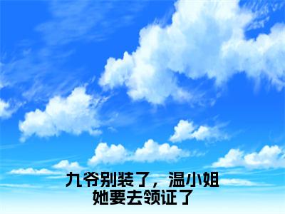 【完整版】（九爷别装了，温小姐她要去领证了小说温暖谢聿川）精彩小说全本资源免费阅读结局无删节_温暖谢聿川全章节阅读